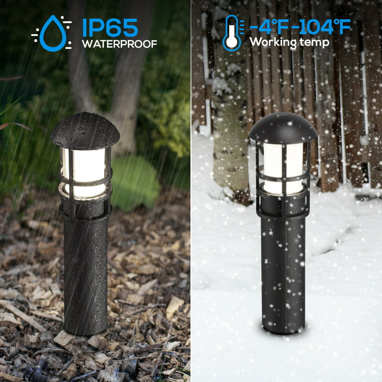 4 Pack,Waterproof,Outdoor Pathway 12V LeonLite 3W LED Landscape Light